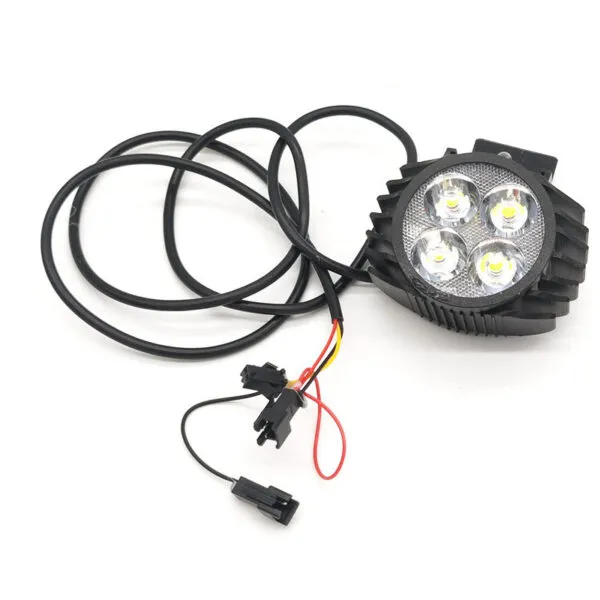 Światło lampa LED metalowa z klaksonem do hulajnogi elektrycznej i roweru elektrycznego