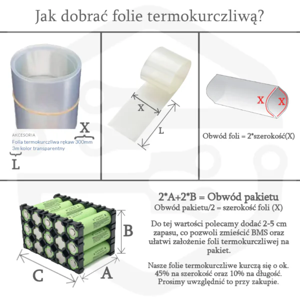 Folia termokurczliwa rękaw 120mm 10m kolor transparentny 5 21961899a802165fe42bbbace85a6229