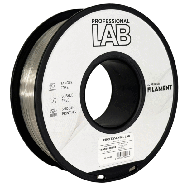 Filament Prof. Lab Silk PLA 1.75mm 1kg Przezroczysty | Transparent