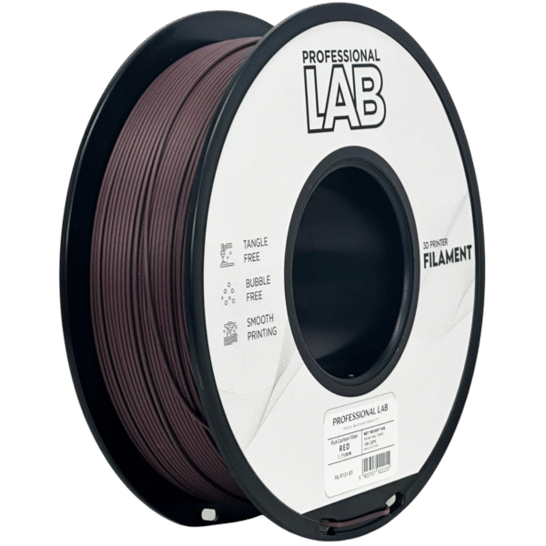 Filament Prof. Lab PLA Carbon Włókno Węglowe 1.75mm 1kg Czerwony | Red